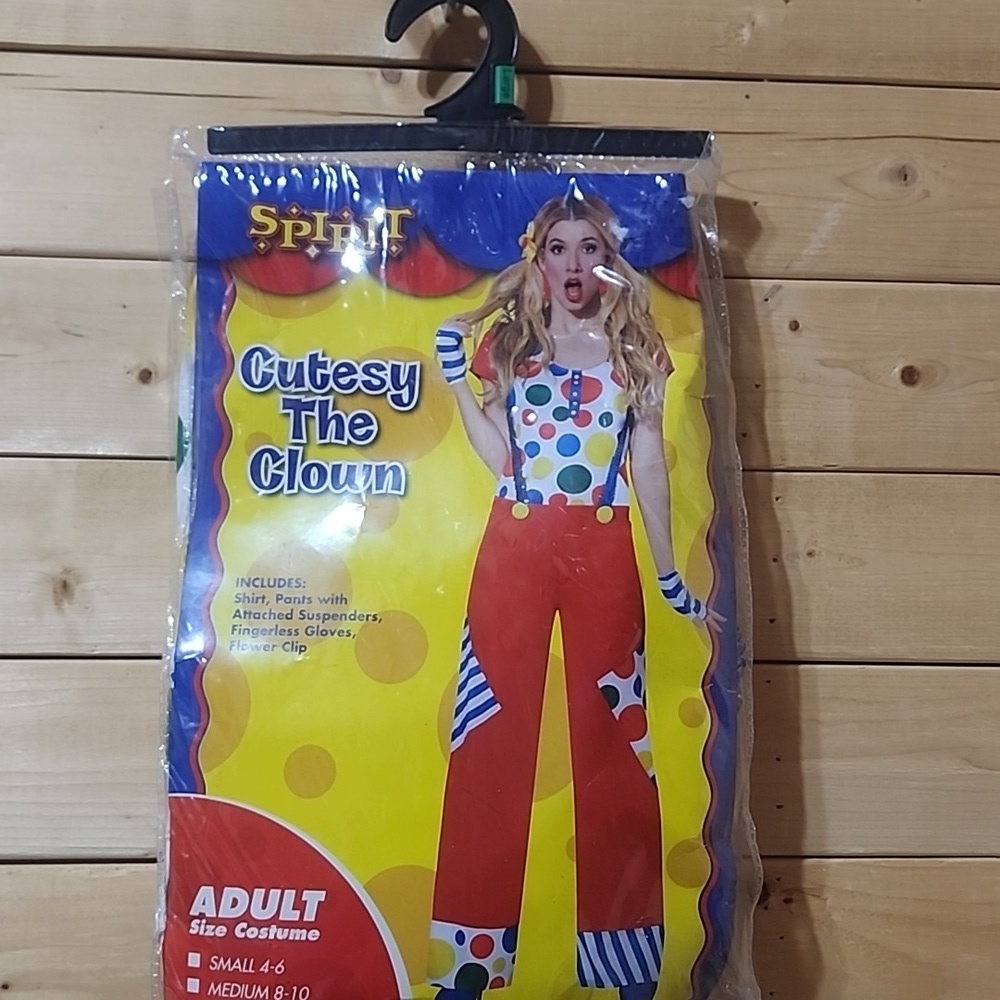 Cutesy The Clown Costume NEW Size LARGE Adults - Picture 1 of 6